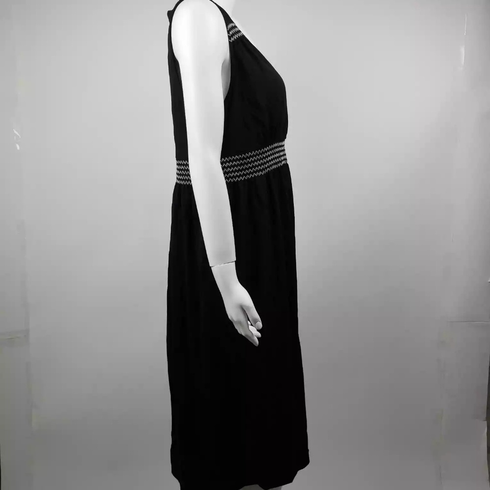 Ann Taylor Loft Black Dress Size 14 - Picture 4 of 6